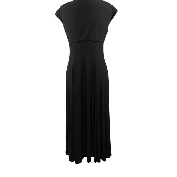 Jones New York Womens Size 6 Sleeveless Black Maxi Dress NWT - Picture 7 of 10